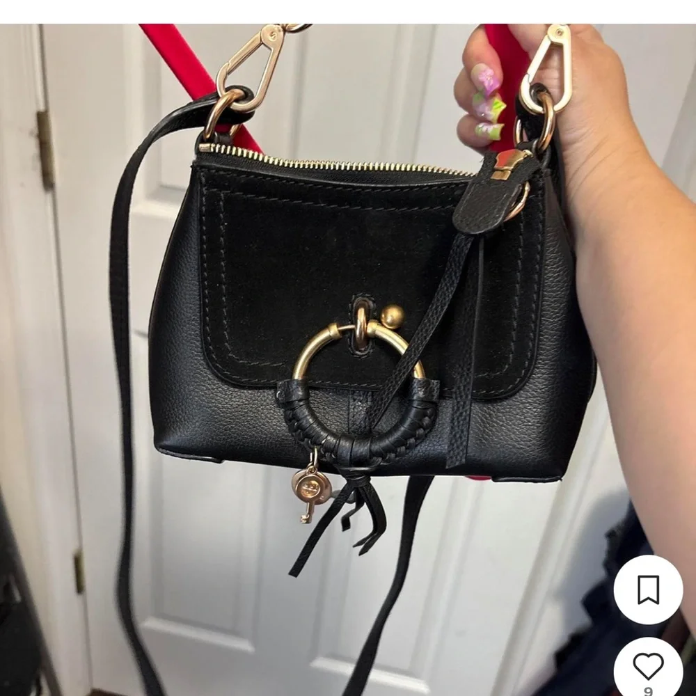 See by Chloe Joan black leather cross body bag - Picture 2 of 8